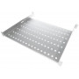 Alantec SA-P-19-1U-550-4-S pevná polica, 19″ 1U, hĺbka 550 mm, sivá