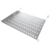 Alantec SA-P-19-1U-550-4-S pevná polica, 19″ 1U, hĺbka 550 mm, sivá