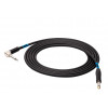 Kábel SSQ JMPJMK2 SS-1440 jack mono – jack mono (uhol 90 stupňov), 2 m, čierny