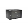Nástenný rack Digitus DN-W19 06U/450/B 6U, čierny