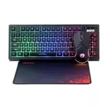 Marvo Loot 30 CM310 EN súprava s podložkou pod myš, čierna