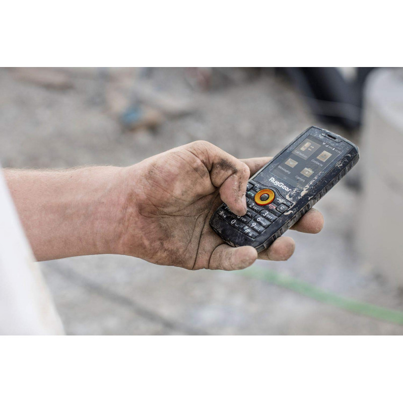 RugGear RG150 odolný tlačidlový telefón, Dual SIM, čierny