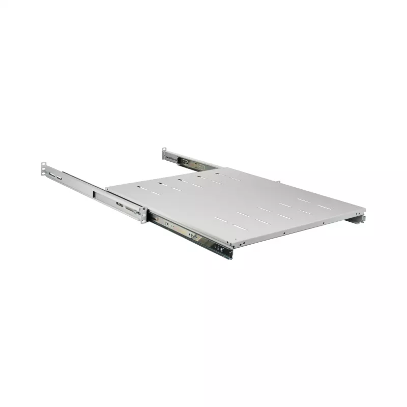 EFB Elektronik 691651NAGR.68 19″ 1U výsuvná polica, montážna hĺbka 378–612 mm, 30 kg, RAL 7035