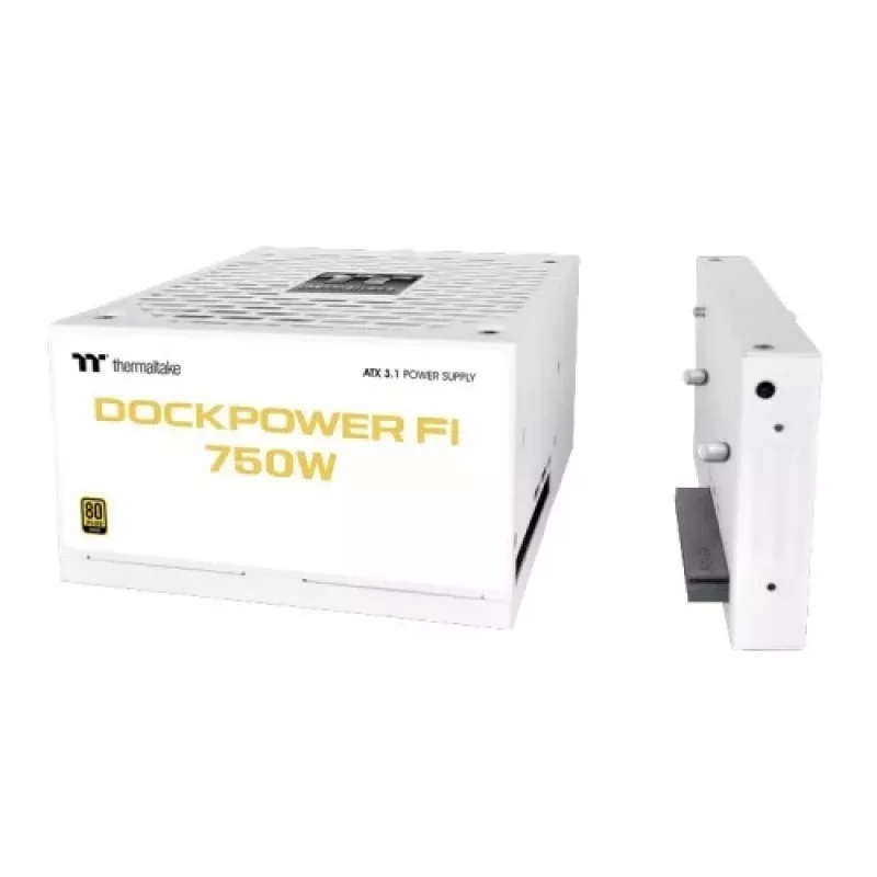 Thermaltake Dockpower FI 750W počítačový zdroj, 80 PLUS Gold, modulárny, biely