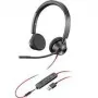 Poly Blackwire 3315 náhlavná súprava on-ear, USB-A, čierna, 213936-101