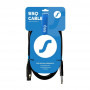 SSQ XLRJS3 audio kábel, XLR samica – stereo jack 6,3 mm, 3 m