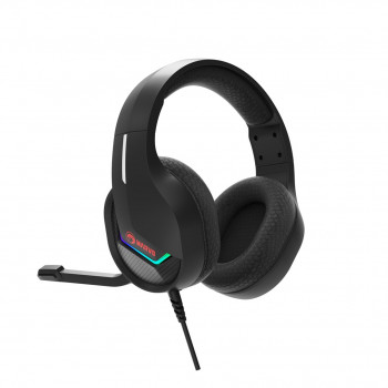 Marvo Tactic 40 H8618 BK herný headset, drôtový, RGB, čierny