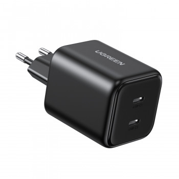 Ugreen X526 nabíjačka 45 W, 2 x USB-C, GaN, čierna