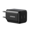 Ugreen X526 nabíjačka 45 W, 2 x USB-C, GaN, čierna