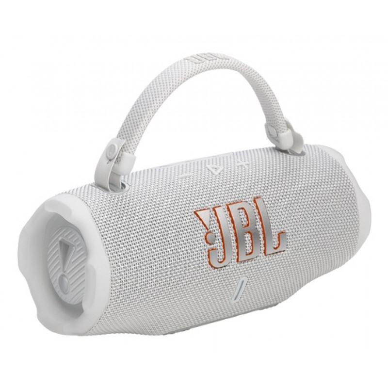 JBL Charge 6 prenosný Bluetooth reproduktor, biely