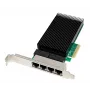ALLNET ALL0145-4-2.5G-TX serverový sieťový adaptér PCIe x4 so štyrmi portami 2,5 Gigabit, medený RJ45