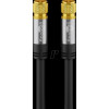 Wentronic 70661 anténny prípojný kábel, F, 135 dB, 4x tienený, 1 m