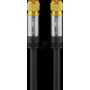 Wentronic 70661 anténny prípojný kábel, F, 135 dB, 4x tienený, 1 m