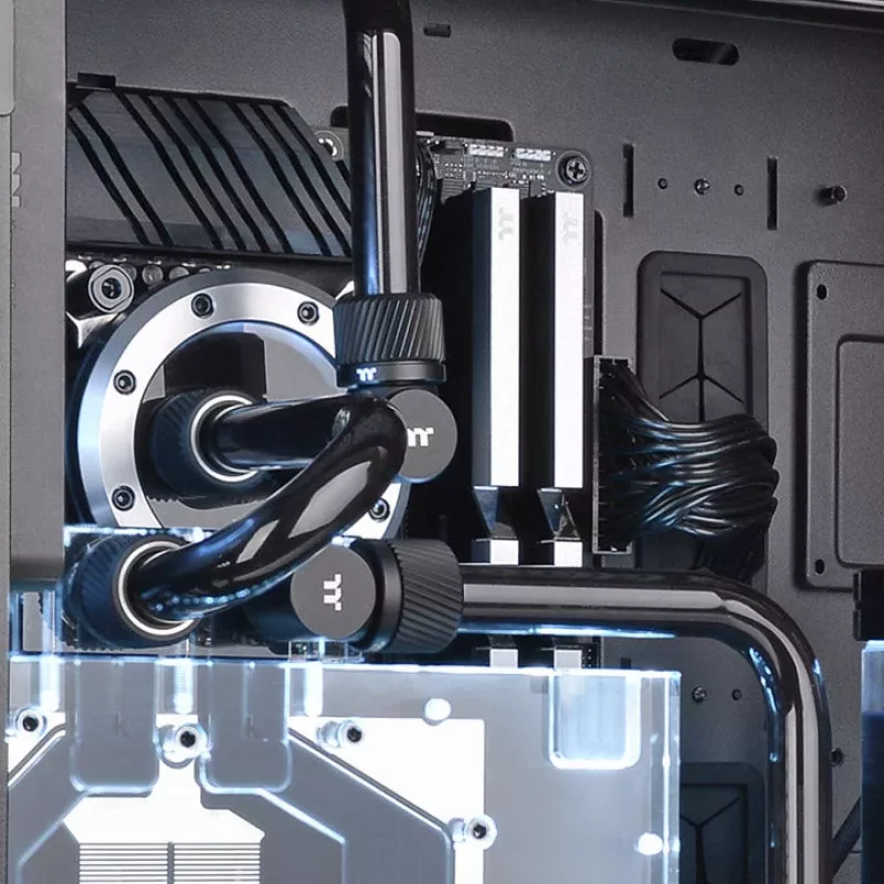 Thermaltake Pacific SF CL-W389-CA16MK-A zverná spojka pre tuhú rúrku s vonkajším priemerom 16 mm, matná čierna