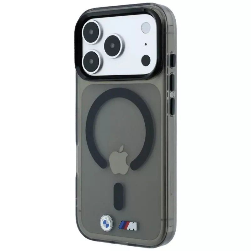 BMW BMW001323 puzdro na iPhone 18 Pro Max / 17 Pro Max, M IML Glossy Metal Logo & Trims, MagSafe, čierne