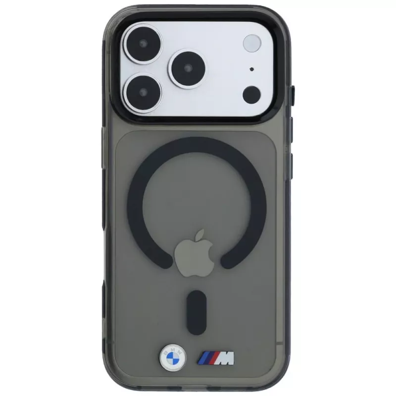 BMW BMW001323 puzdro na iPhone 18 Pro Max / 17 Pro Max, M IML Glossy Metal Logo & Trims, MagSafe, čierne