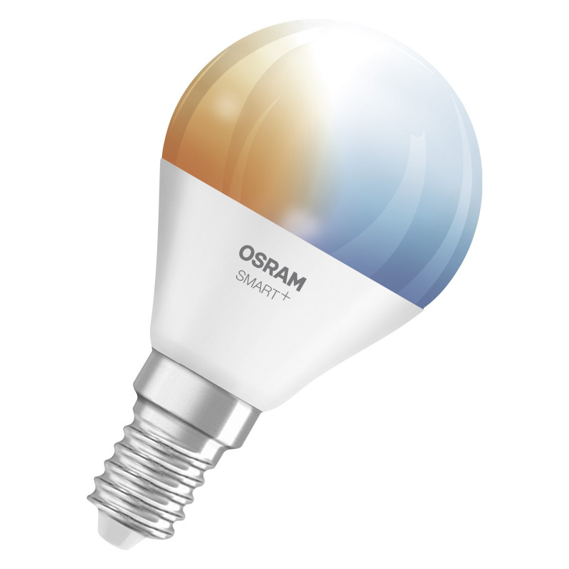 Osram SMART+ MATTER Tunable White Classic P40 inteligentná žiarovka, E14, 4,9 W, nastaviteľná biela, Wi-Fi