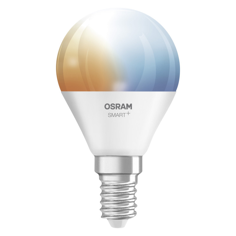 Osram SMART+ MATTER Tunable White Classic P40 inteligentná žiarovka, E14, 4,9 W, nastaviteľná biela, Wi-Fi