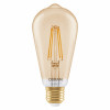Osram SMART+ MATTER Filament Dimmable Classic Edison 53 824 inteligentná žiarovka, zlatá, E27, 6 W, teplá biela, Wi-Fi