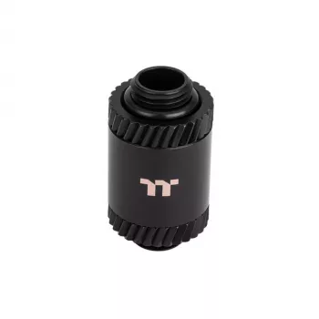 Thermaltake Pacific SF predlžovací fitting samec-samec CL-W391-CU00MK-A, 30 mm, matná čierna, DIY LCS