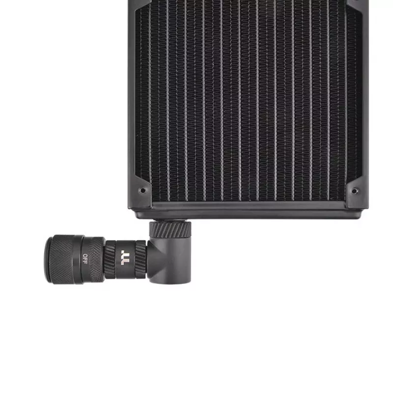 Thermaltake Pacific SF predlžovací fitting samec-samec CL-W391-CU00MK-A, 30 mm, matná čierna, DIY LCS