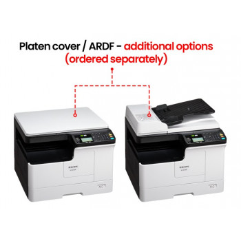 Ricoh M 2310N multifunkčná laserová tlačiareň, čiernobiela, A3, 23 str./min, USB, Ethernet (423847)