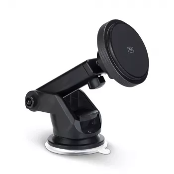 3mk MagCharger 15 W držiak telefónu do auta s bezdrôtovým nabíjaním, čierny