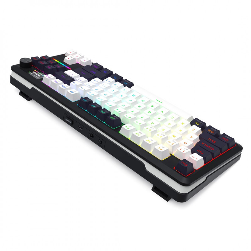 Redragon Wildslash LCD Pro K746WB-RGB-PRO herná klávesnica