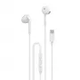 Dudao X3C stereo slúchadlá s mikrofónom, Type-C, biele