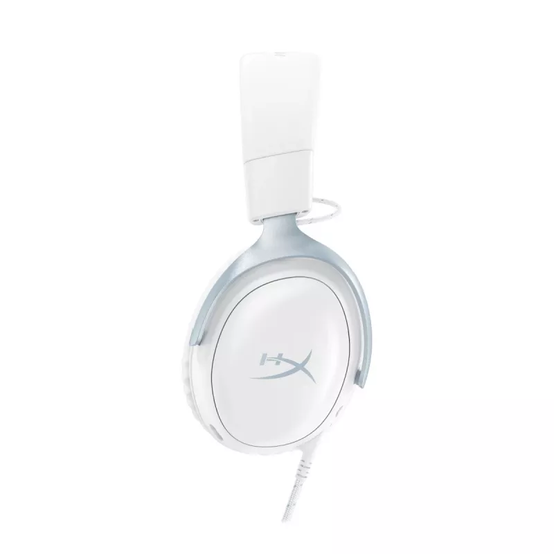 Herný headset HyperX Cloud III, bielo-modrý, DF7F1AA