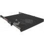 Wirewin SHELF PO 800 BL výsuvná polica 19″ 1U, do 35 kg, čierna