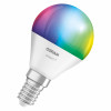 Osram SMART+ MATTER Multicolor Classic P40 inteligentná žiarovka, E14, 4,9 W, RGBW, Wi-Fi
