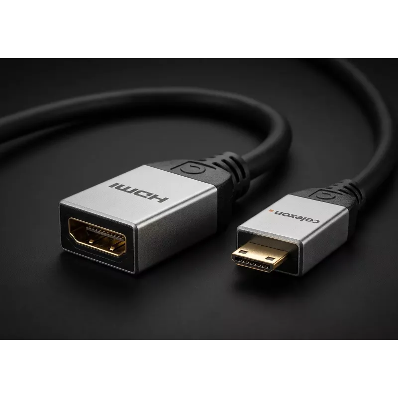 celexon adaptér Mini HDMI M/F s Ethernetom, 2.0a/b, 4K, Professional