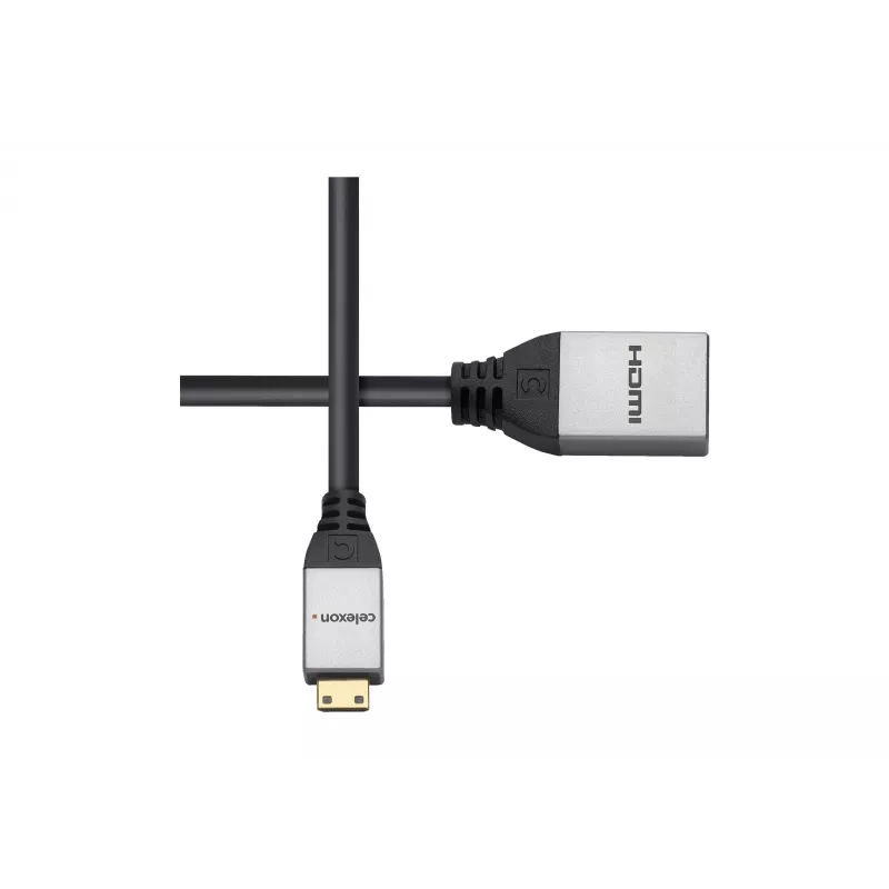 celexon adaptér Mini HDMI M/F s Ethernetom, 2.0a/b, 4K, Professional