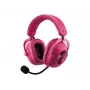 Logitech G PRO X3 LIGHTSPEED bezdrôtové herné slúchadlá, 2,4 GHz, purpurové