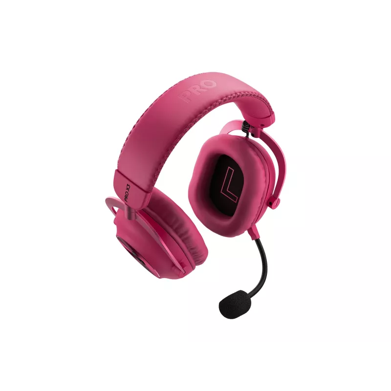 Logitech G PRO X3 LIGHTSPEED bezdrôtové herné slúchadlá, 2,4 GHz, purpurové