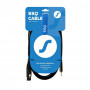 SSQ XLRMi3 audio kábel, XLR samica – stereo Jack 3,5 mm, 3 m