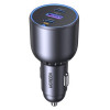 Ugreen EC705 autonabíjačka, USB + 2x USB-C, 130 W, s káblom 1 m 5 A