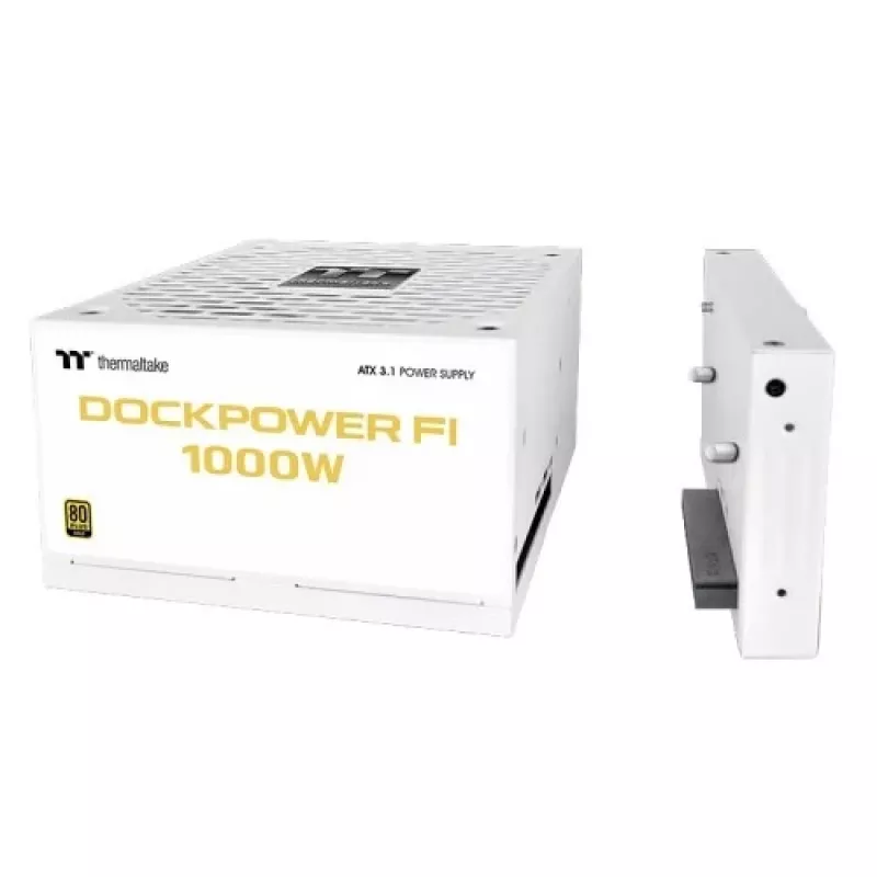 Thermaltake Dockpower FI 1000W počítačový zdroj, 80 PLUS Gold, biely