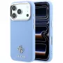 Guess GUE005536 puzdro Saffiano Small 4G & Classic Logo MagSafe pre iPhone 18 Pro Max / 17 Pro Max, svetlomodré