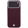 Puzdro BMW BMW001224 Sign Deboss Quilted Metal Logo MagSafe pre iPhone 18 Pro Max / 17 Pro Max, bordové