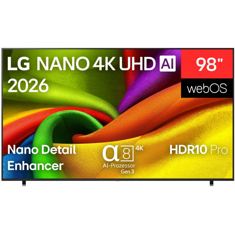 LG 98NU900B6LB 98-palcový 4K Nano televízor