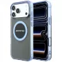 Mercedes AMG00121 AMG IML Transparent Bicolor Block MagSafe puzdro na iPhone 18 Pro Max / 17 Pro Max, čierne/modré