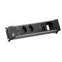 Bachmann POWER FRAME M zabudovateľná zásuvková lišta, 2x T13, 1x USB C/C 65 W, 1x CM