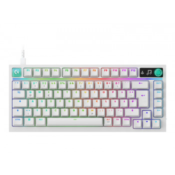 Logitech G316 X 75 mechanická herná klávesnica, taktilné spínače, biela, US International