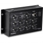 TRENDnet TI-XPG102 priemyselný prepínač, EN50155, M12, Gigabit PoE+, železničný, 10 portov