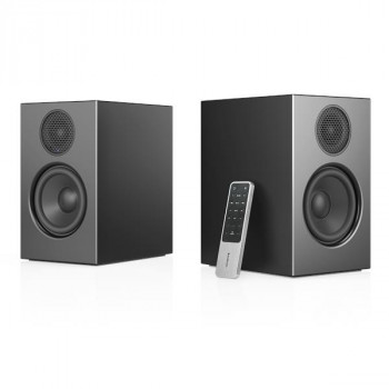 Audio Pro A28 Linkplay aktívny stereo reproduktorový systém s basreflexom, čierny