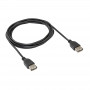 Akyga AK-USB-06 kábel USB 2.0, USB-A (zásuvka) / USB-A (zásuvka), 1,8 m, čierny