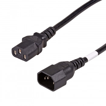 Akyga AK-PC-111A CCA predlžovací napájací kábel, 3x0,5 mm², IEC C13 / IEC C14, 5 m, čierny