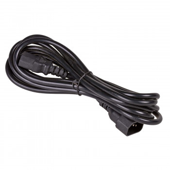 Akyga AK-PC-111A CCA predlžovací napájací kábel, 3x0,5 mm², IEC C13 / IEC C14, 5 m, čierny